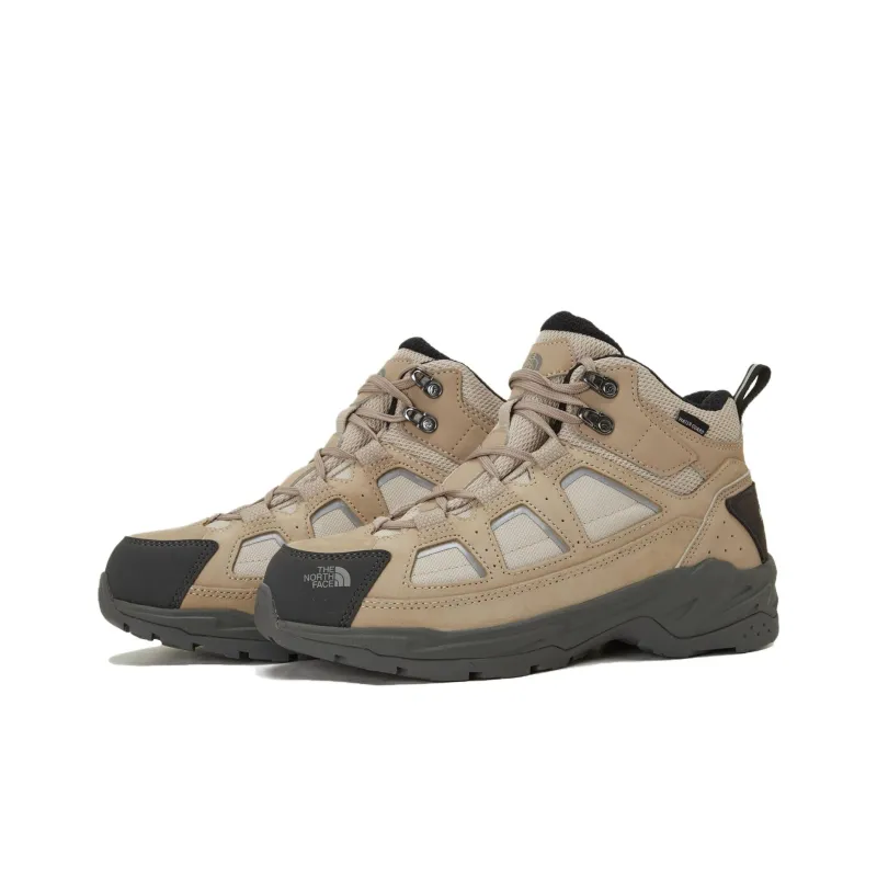 THE NORTH FACE STORMBREAK WG Anti Slip Wear Resistant Mid Top Hiking Shoes Men's Dark Beige-3