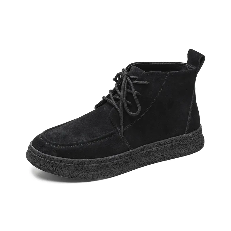 WEISHIBANGWEI Short Chelsea Boots Medium Heel Men's-64