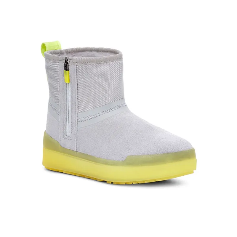 UGG Classic Tech Mini Snow Boots Gray Women's-2