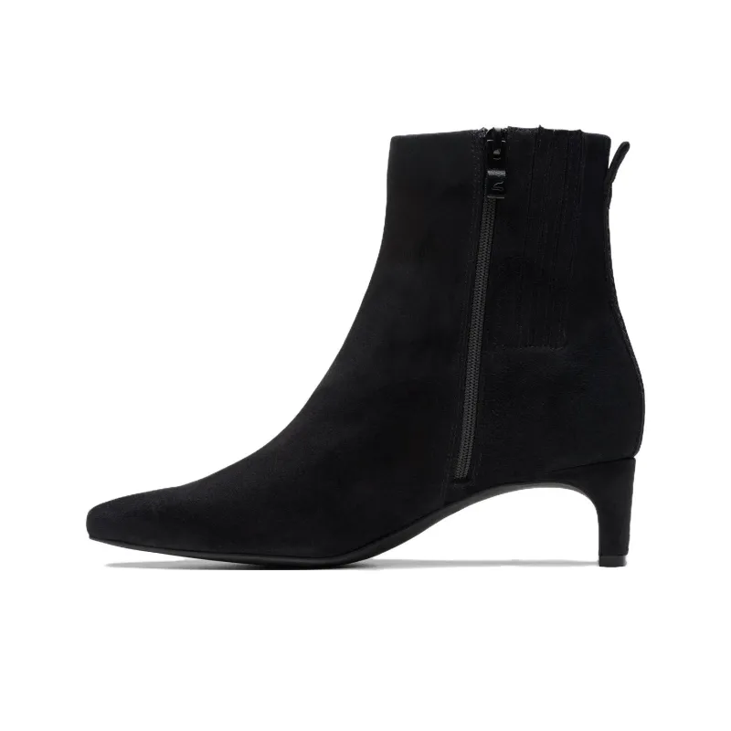 Clarks Edina Up Ankle Boots Women's Black-1