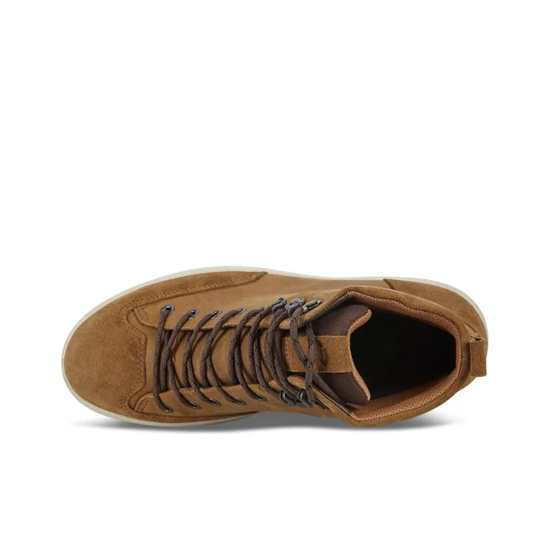 Ecco Soft 7 Tred Gtx High Breathable Wear-Resistant Cushioning Ankle-Length Outdoor Boots Men's Camel-2