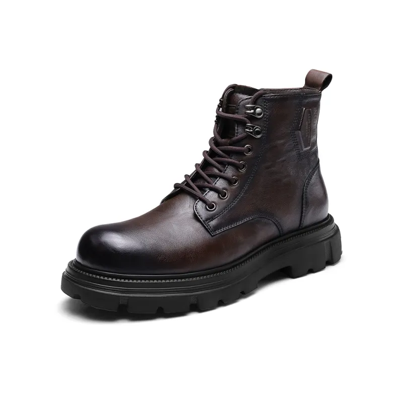 Strongman 3515 Martin Boot Men's Black Brown-6