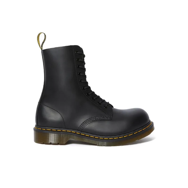 Dr.Martens 1919 Leather Med Calf Boots Black-1