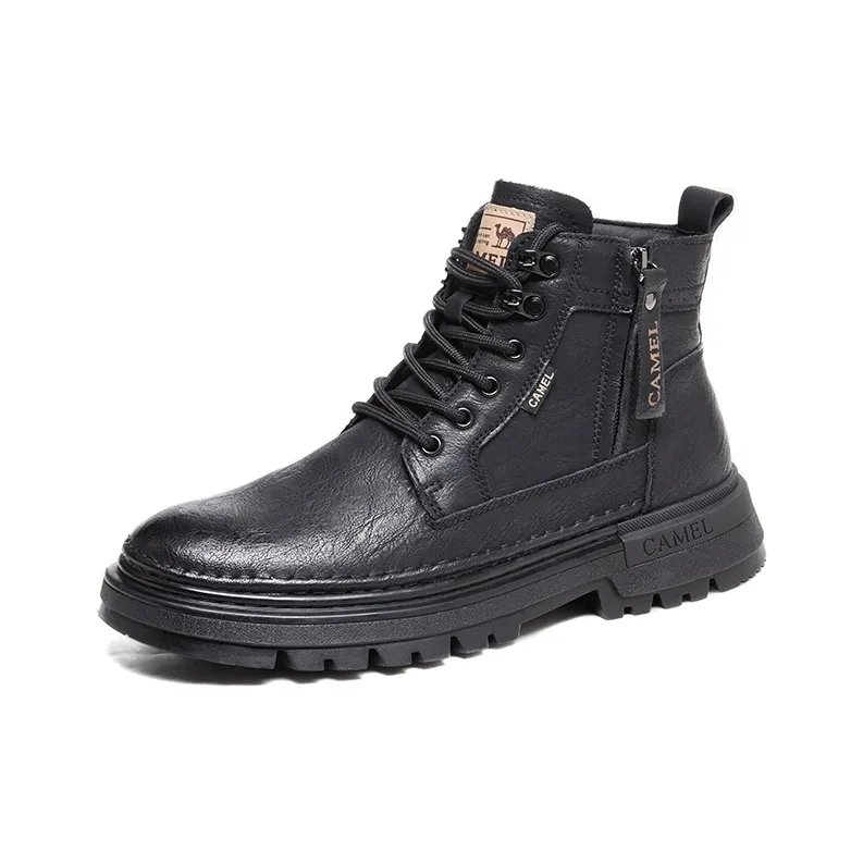 CAMEL Martin Boots Men Khaki/Black-8