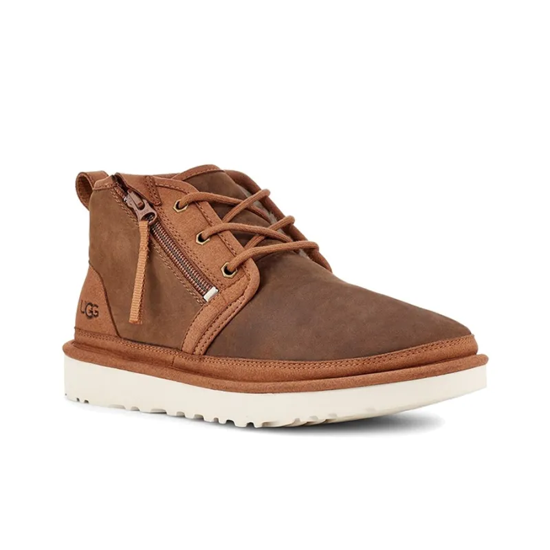UGG Neumel Zip High Top Fleece Lined Brown-2