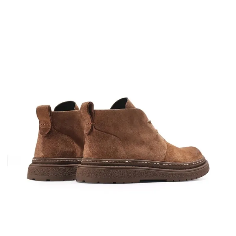 Voguhomme Short Martin Boot Men's Yellow-2