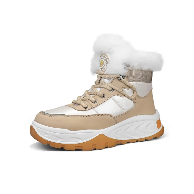 Team Bees Warm And Wear-Resistant Short Snow Boots Men's Box Included-2