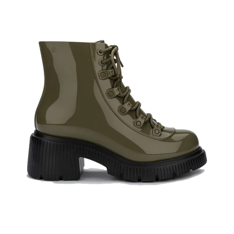 MELISSA Ankle Boots Martin Boots Women's Green Beige Burgundy-21