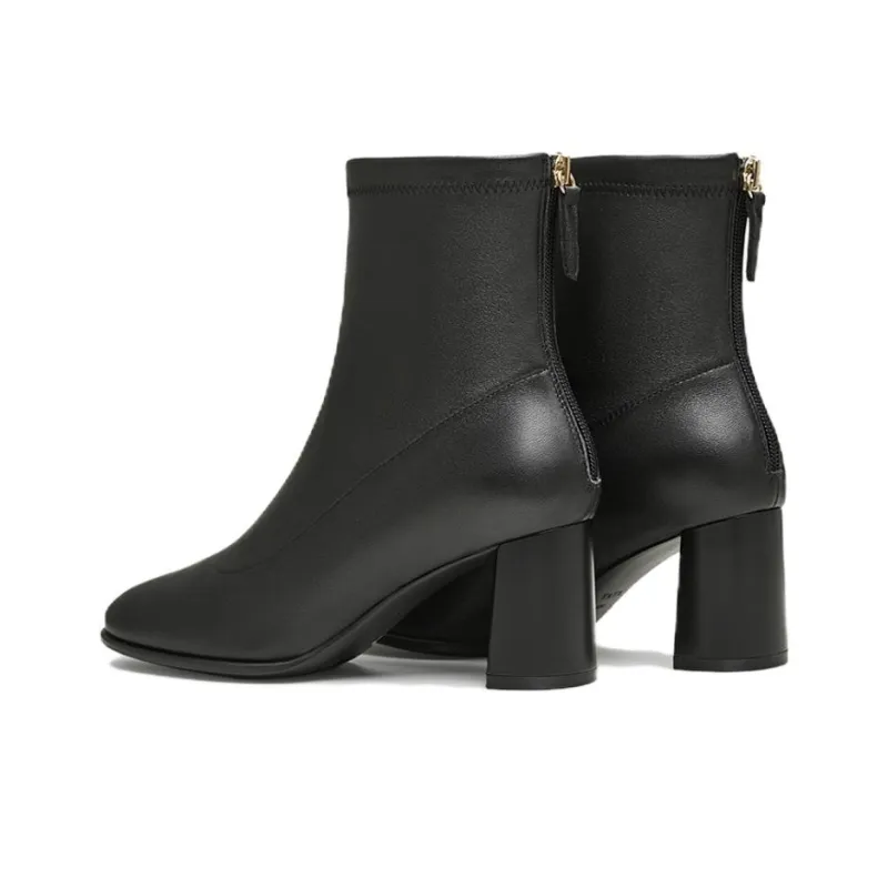TATA Ankle Boots Women's Black, Apricot-11