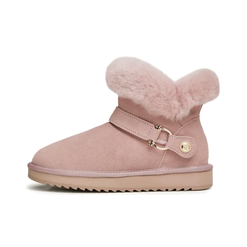 Teenmix Short Snow Boots 3cm Women's-0