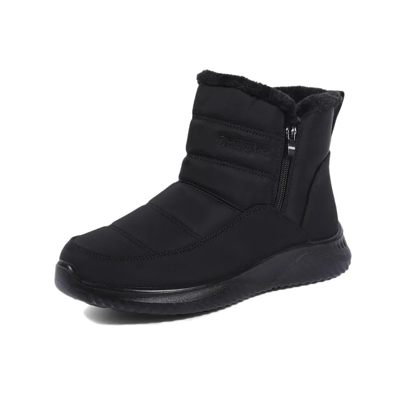 Warrior Crew Snow Boots Unisex Black-1