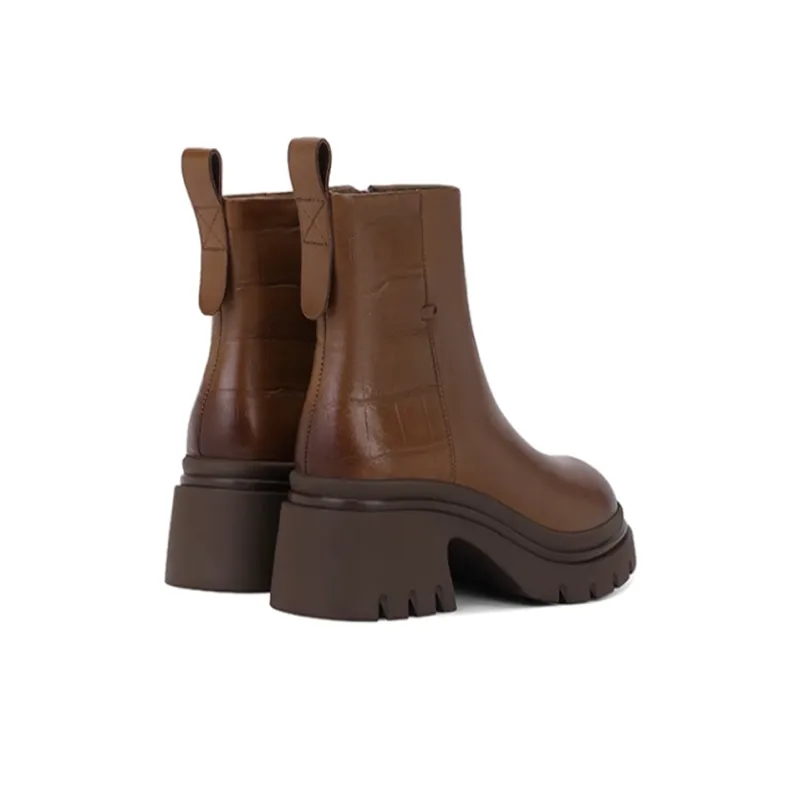 JESSICA SOPHIA Ankle Boots 4.5cm Women's Brown-3