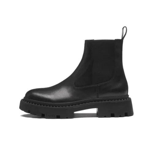 ASH Elasticated panels Ankle length Leather Boots