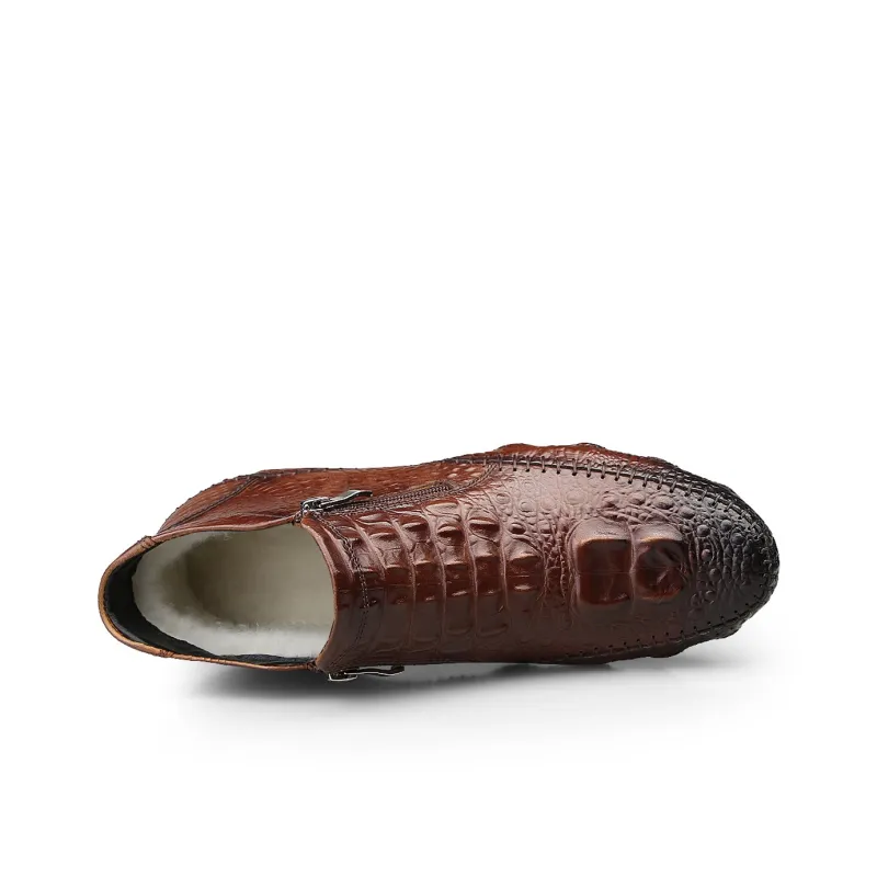 BECK Ankle Boots Men Brown, Black-8