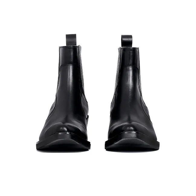 TERRA INCOGNITA Short Chelsea Boots Unisex Black-3