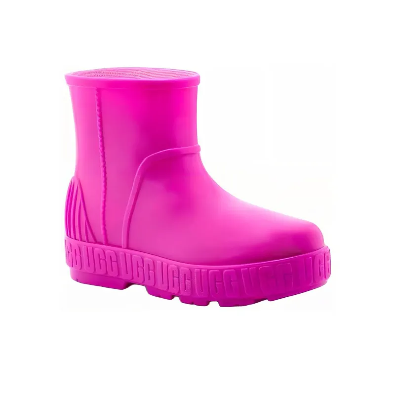 UGG Rain Boots Women's Dragon Fruit Red-2