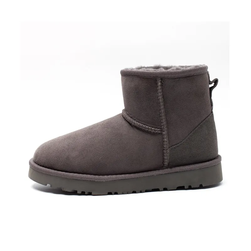 STELLA WEISZ Snow Boots Women's Chestnut/Antelope Brown/Black/Gray-8