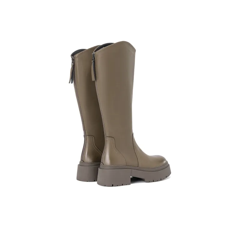 AOKANG Knee-high Boots 5cm Women's-7
