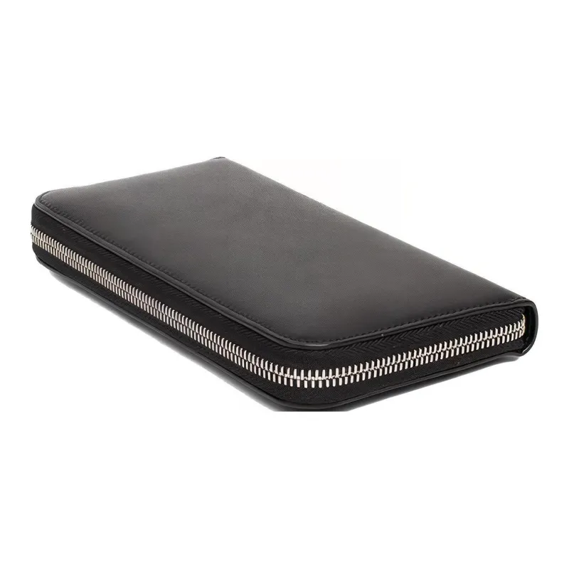 GIVENCHY Cow Leather Clutch Wallet Card Holder Unisex Black-3