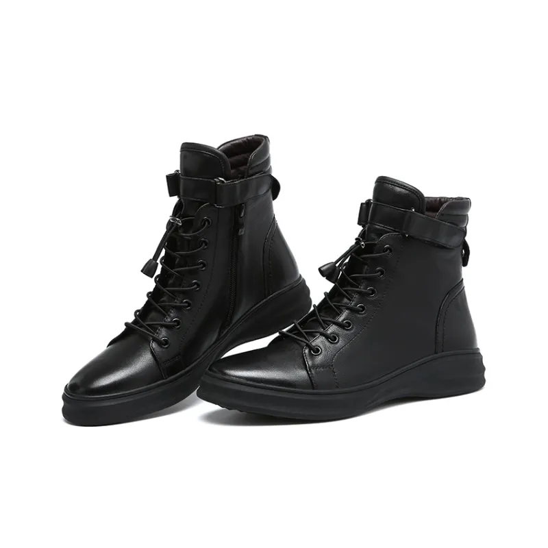 Kemaron Ankle Boots Men Black/White-25
