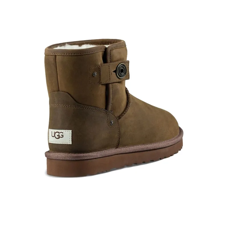 UGG M Beni Fleece Lined Snow Boots Brown-2