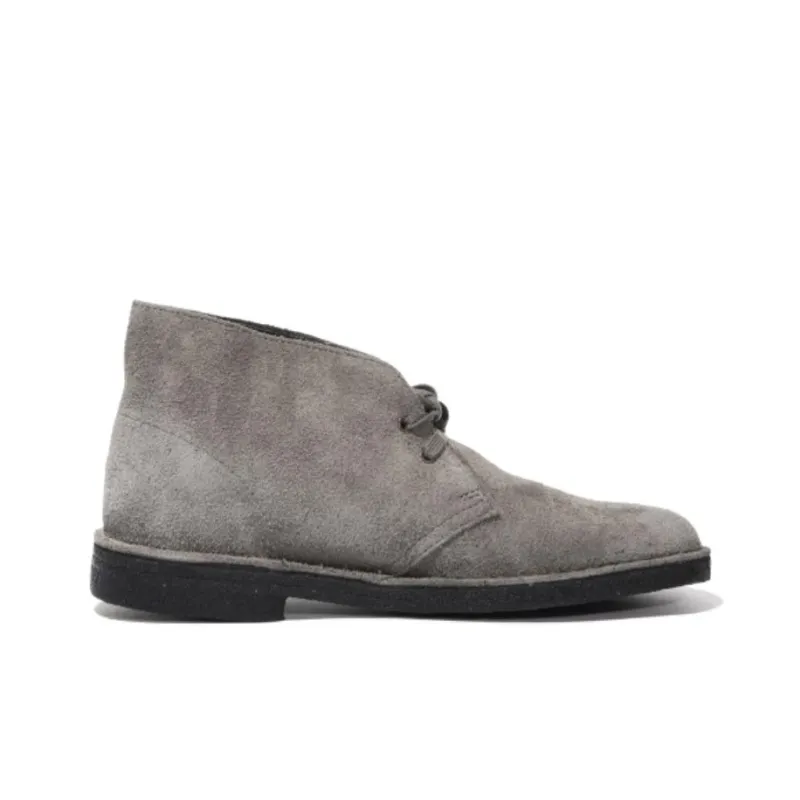 Clarks Originals Desert Boot Dark Grey Suede-1