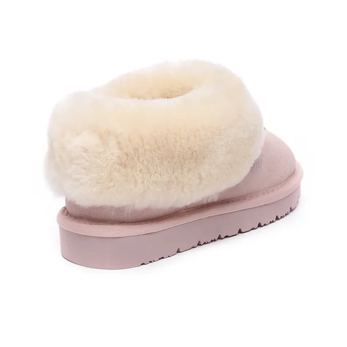 EVERAU Ankle Boots Unisex Chestnut/Gray/Pink-11