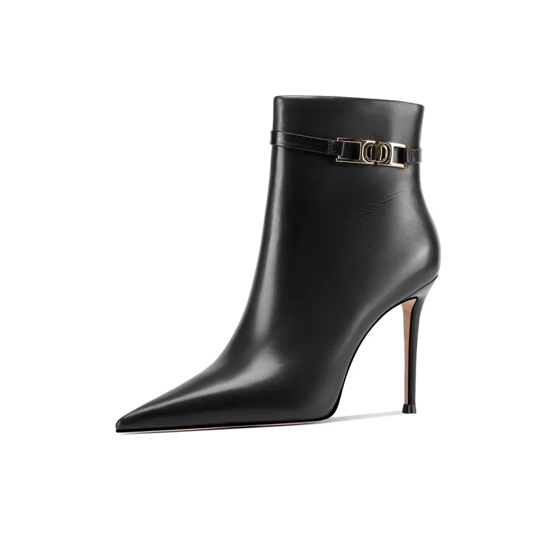 Shesrim Ankle Boots 9.5cm Women's Black-1