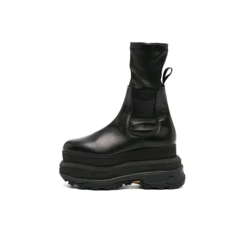 Sacai Stretch Ankle Boots Women's Black