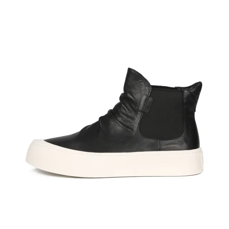 Thai Points Short Chelsea Boots Men's Black-0