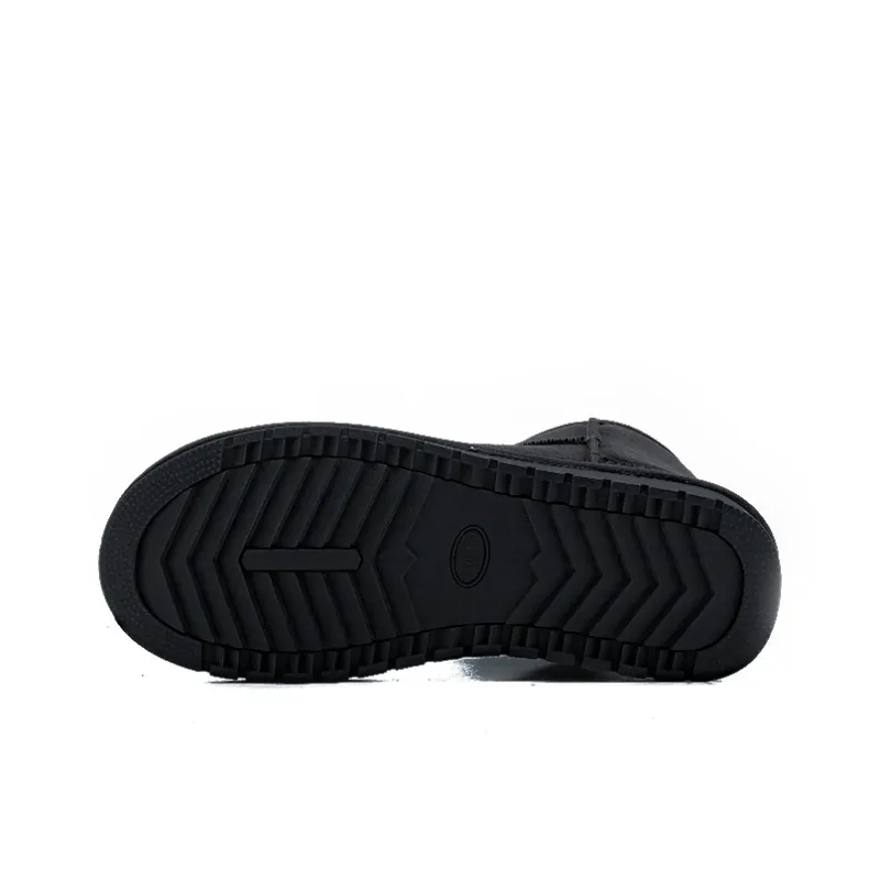 Warrior Short Snow Boots Unisex Black-4