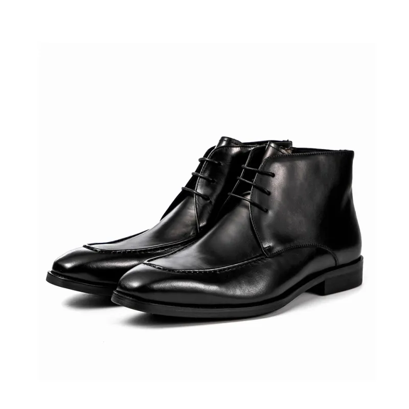 ASTON M.JAZZ Ankle Boots Men Black/Brown-7