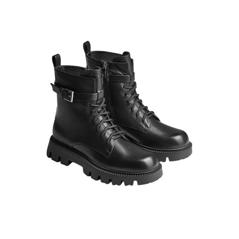 73Hours Sea Wave Echo Short Martin Boot Women's Black-3