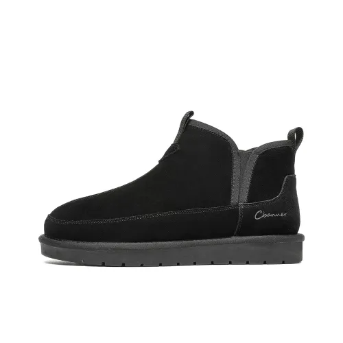 C°BANNER Thermal Ankle Length Snow Boots Men's Black