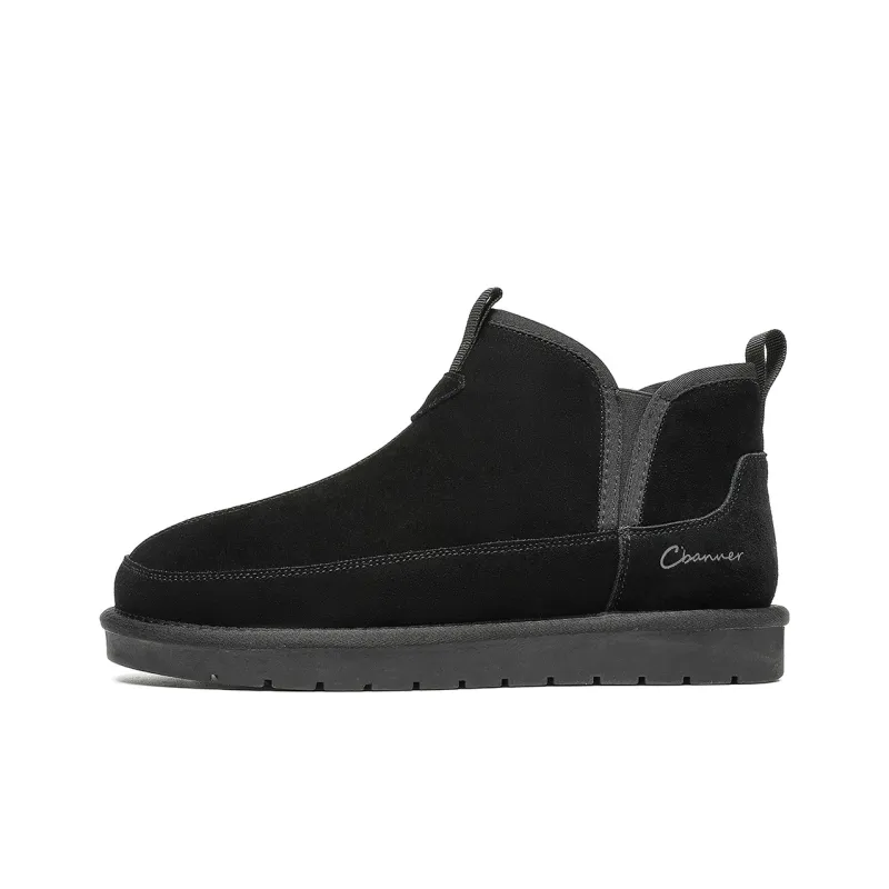 C°BANNER Thermal Ankle Length Snow Boots Men's Black-0