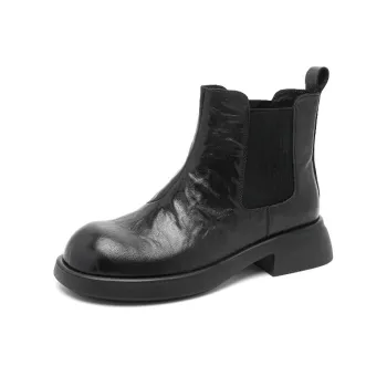 BAFFN Short Unisex Wind Chelsea Boots 4CM Women's