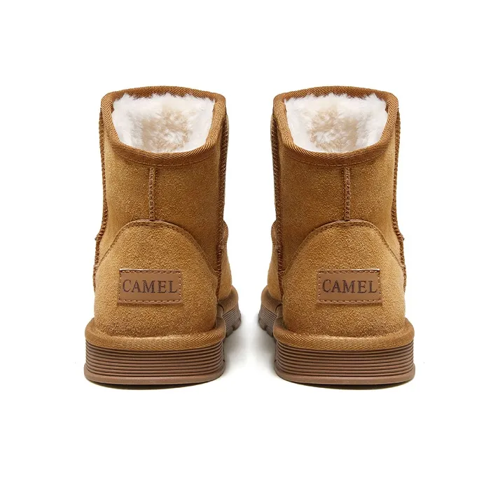 CAMEL Snow Boots Men Black/Yellow/Khaki-4