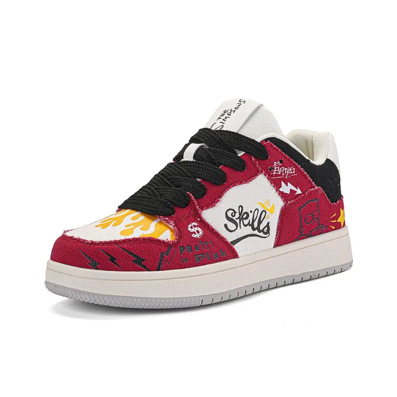 The Simpsons Low Top Skateboard Shoes Unisex-30