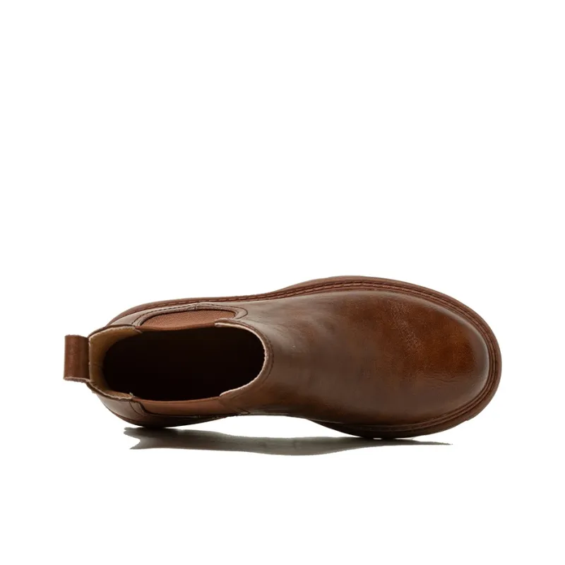 Q.VONTON Chelsea Boots Women's Dark Brown-2