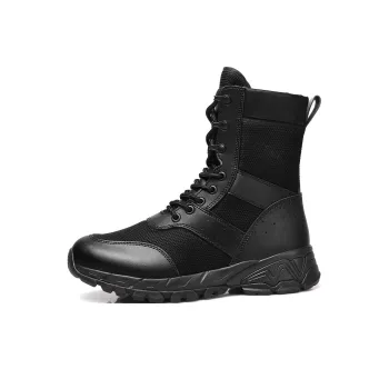 Strongman 3515 Breathable And Wear resistant 17cm Outdoor Boots Men's Black