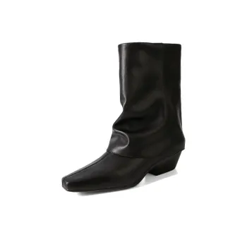 Echo&yolo Ankle Boots Medium Heel 3 5cm Women's