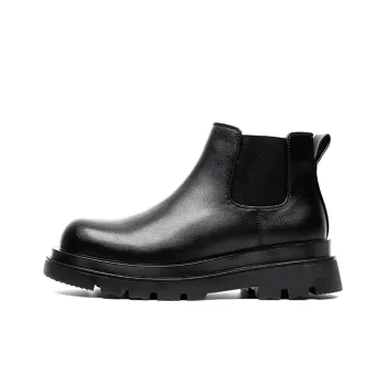 GZZ Crew Chelsea Boots Men's Black