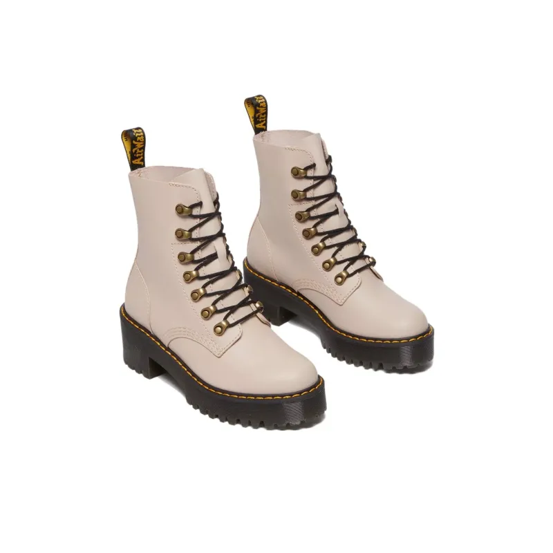 Dr.Martens LEONA Ankle Boots Women's Taupe-2