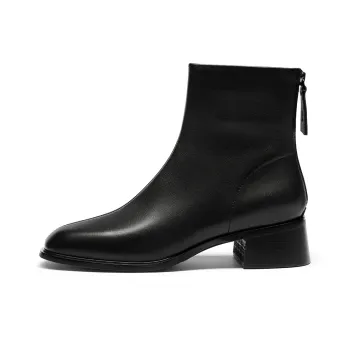 GOLDLION Ankle Boots 4.5cm Women's Black
