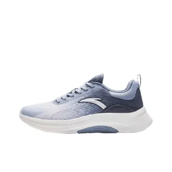 Anta God Walk 5 Cushioning Wear Resistant Low Top Training Shoes Men's Gray Blue