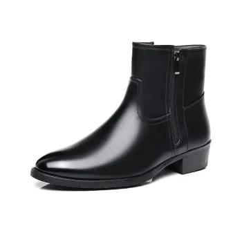 Romon Short Chelsea Boots Men's Black