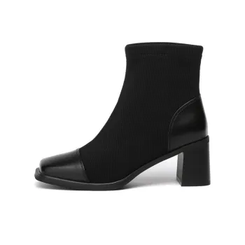 KEKAFU Ankle Boots Women's Khaki/Black