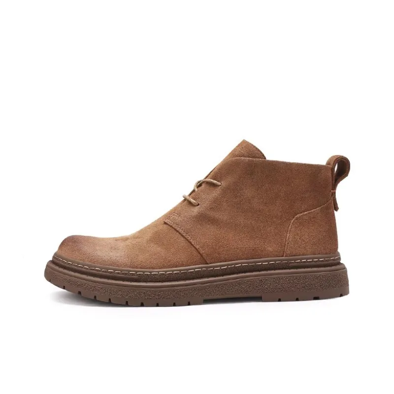Voguhomme Short Martin Boot Men's Yellow-3