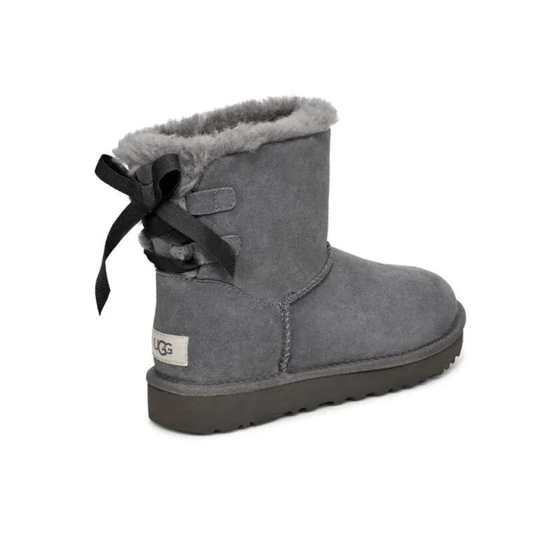 UGG Mini Continuity Bow 'Grey' Women's-3