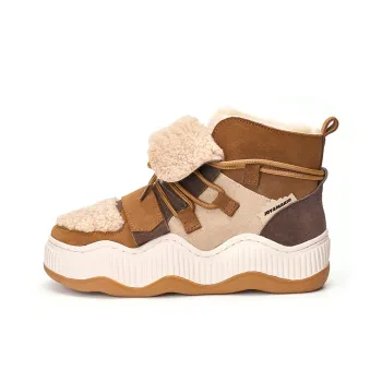 Joy&Mario Thermal Height Increase Short Snow Boots Women's